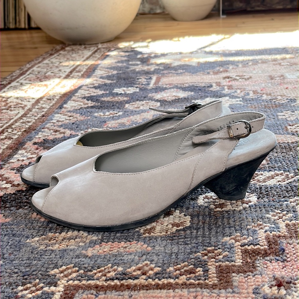 Arche Exilons slingback with peep-toe heels